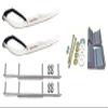 C&A Pro White MTX Snowmobile Skis w/ 7.5" Shaper Bars Complete Kit Polaris Fusion IQ view 1