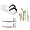 C&A Pro White XCS Snowmobile Skis w/ 6" Shaper Bars Complete Kit Ski-Doo ZX[ADSA]/REV/RT/XPXM 2000 & Newer view 1