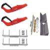 C&A Pro Red Razor Snowmobile Skis w/ 6" Shaper Bars Complete Kit Polaris Pro Ride Chassis Rush 2010-11 view 1