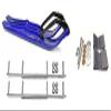 C&A Pro Blue XPT Snowmobile Skis w/ 7.5" Shaper Bars Complete Kit Polaris Pro Ride Chassis Rush 2010-11 view 1