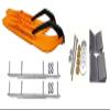 C&A Pro Orange XCS Snowmobile Skis w/ 9" Shaper Bars Complete Kit Polaris Pro Ride Chassis Rush 2010-11 view 1