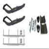 C&A Pro Black MTX Snowmobile Skis w/ 9" Shaper Bars Complete Kit Ski-Doo T3 Summit view 1