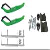 C&A Pro Green MTX Snowmobile Skis w/ 9" Shaper Bars Complete Kit Ski-Doo T3 Summit view 1