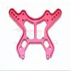 Aluminum Front Damper Plate For Arrma 1:8 KRATON 6S / OUTCAST 6S / NOTORIOUS 6S / TALION 6S / KRATON 6S V5 / NOTORIOUS 6S V5 / 1:7 FIRETEAM 6S Upgrades - 1Pc Set Red view 1