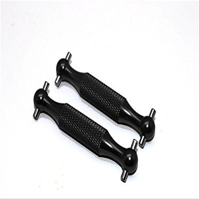 GPM For Tamiya DT-03 Upgrade Parts Aluminum Dog Bone (58mm) - 1Pr Black