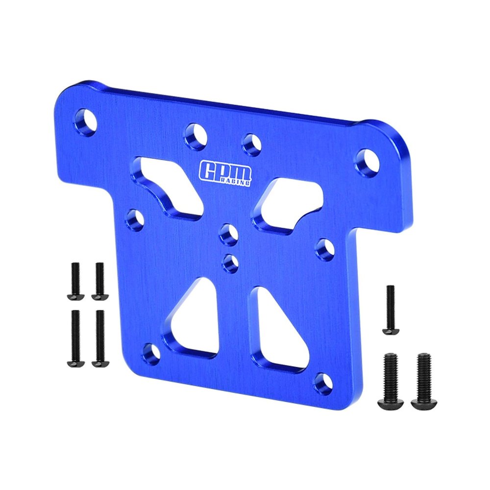 Aluminum Front Top Plate For Arrma 1:8 KRATON 6S / OUTCAST 6S / NOTORIOUS 6S / TYPHON 6S / TALION 6S / KRATON 6S V5 / NOTORIOUS 6S V5 / 1:10 SENTON 6S Upgrades - 1 Set Blue