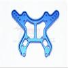 Aluminum Front Damper Plate For Arrma 1:8 KRATON 6S / OUTCAST 6S / NOTORIOUS 6S / TALION 6S / KRATON 6S V5 / NOTORIOUS 6S V5 / 1:7 FIRETEAM 6S Upgrades - 1Pc Set Blue view 1