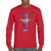 Ford Mustang Classic Long Sleeve T-Shirt GT Cobra Boss 302 Mach 1 Tee Red 3X-Large view 2