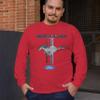 Ford Mustang Classic Long Sleeve T-Shirt GT Cobra Boss 302 Mach 1 Tee Red 3X-Large view 3