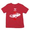 Ford Mustang 50 Years Women's Novelty T-Shrit GT Boss 302 Shelby Cobra Jet Tee Red Large view 1