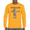 Ford Mustang Classic Long Sleeve T-Shirt GT Cobra Boss 302 Mach 1 Tee Yellow 3X-Large view 2
