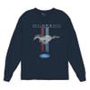 Ford Mustang Classic Long Sleeve T-Shirt GT Cobra Boss 302 Mach 1 Tee Navy Blue Small view 1