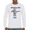 Ford Mustang Classic Long Sleeve T-Shirt GT Cobra Boss 302 Mach 1 Tee White Medium view 2
