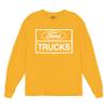 Distressed Ford Trucks Long Sleeve T-Shirt F150 American Pick Up Tee Yellow XX-Large view 1