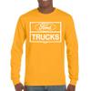 Distressed Ford Trucks Long Sleeve T-Shirt F150 American Pick Up Tee Yellow XX-Large view 2
