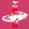 Ford Mustang 50 Years Women's Novelty T-Shrit GT Boss 302 Shelby Cobra Jet Tee Hot Pink Large view 4