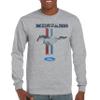 Ford Mustang Classic Long Sleeve T-Shirt GT Cobra Boss 302 Mach 1 Tee Grey Medium view 2