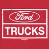 Distressed Ford Trucks Women's Long Sleeve T-Shirt F150 Red XX-Large view 4