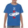 Ford Mustang 50 Years Women's Novelty T-Shrit GT Boss 302 Shelby Cobra Jet Tee Royal Blue Medium view 2