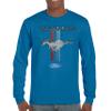 Ford Mustang Classic Long Sleeve T-Shirt GT Cobra Boss 302 Mach 1 Tee Royal Blue Medium view 2