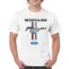 Ford Mustang Classic T-Shirt GT Cobra Boss 302 Mach 1 Cotton Tee White 4X-Large view 2
