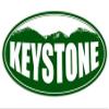 Magnet Oval Keystone Colorado Mountain BG Magnetic Sticker (Snow ski Resort) view 1