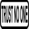 Magnet 3" Trust No One Decal Funny Anti Government Helmet Hard Hat Motorcycle Magnetic Sticker view 1