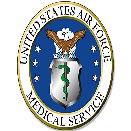 Magnet Round US Air Force Medical Service Seal Magnetic Sticker (USAF Logo)