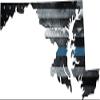 Magnet 5" MD Maryland State Thin Blue Line Tattered American Flag Police Magnetic Sticker Law view 1