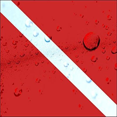 Magnet Wet Look Scuba Dive Flag Magnetic Sticker (Diving Diver Decal)