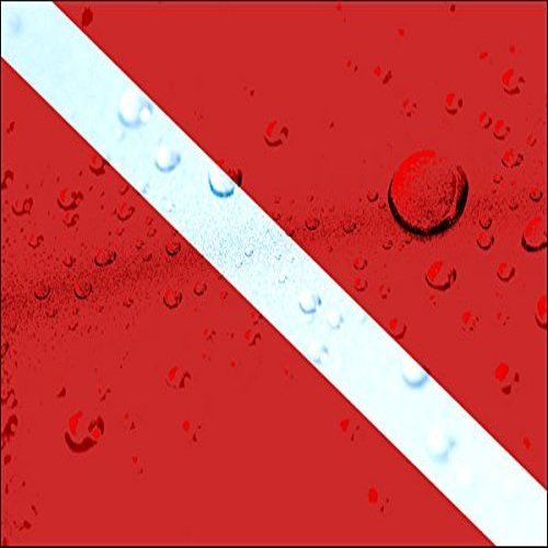 Magnet Wet Look Scuba Dive Flag Magnetic Sticker (Diving Diver Decal)