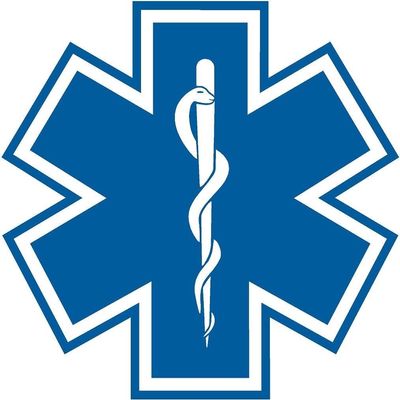 Magnet Star of Life EMT TEMS EMS Paramedic Emergency Response Rescue Decal Magnetic Sticker VAR