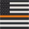 Magnet Thin Orange Line American Subdued Flag Decal Search Rescue SAR Vinyl Magnetic Sticker VAR view 1
