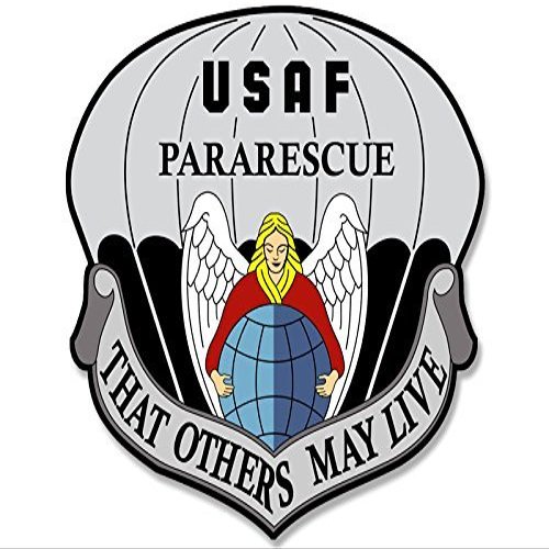 Magnet USAF Pararescue That Others May Live Seal Shaped Magnetic Sticker (air Force)