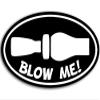LPF USA Magnet Oval Blow Me Duck Hunting Whistle Magnetic Sticker (Hunt Hunter Decal) view 1