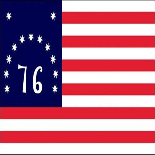 Magnet Bennington Historic 76 Flag Magnetic Sticker (Revolutionary war Decal)