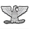 Magnet Rank Colonel Eagle Shaped Magnetic Sticker (Silver Insignia Decal) view 1