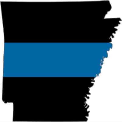 Magnet 5" AR Arkansas State Thin Blue Line Police Sheriff SWAT Magnetic Sticker Law Enforcement
