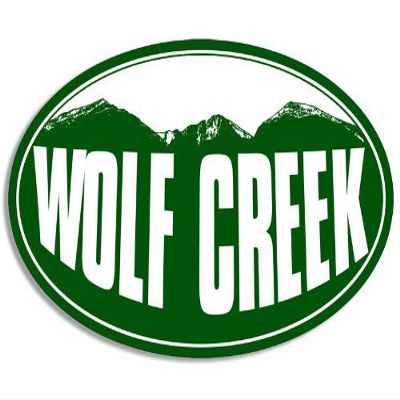 Magnet Oval Wolf Creek Mountain BG Magnetic Sticker (Snow ski Resort)