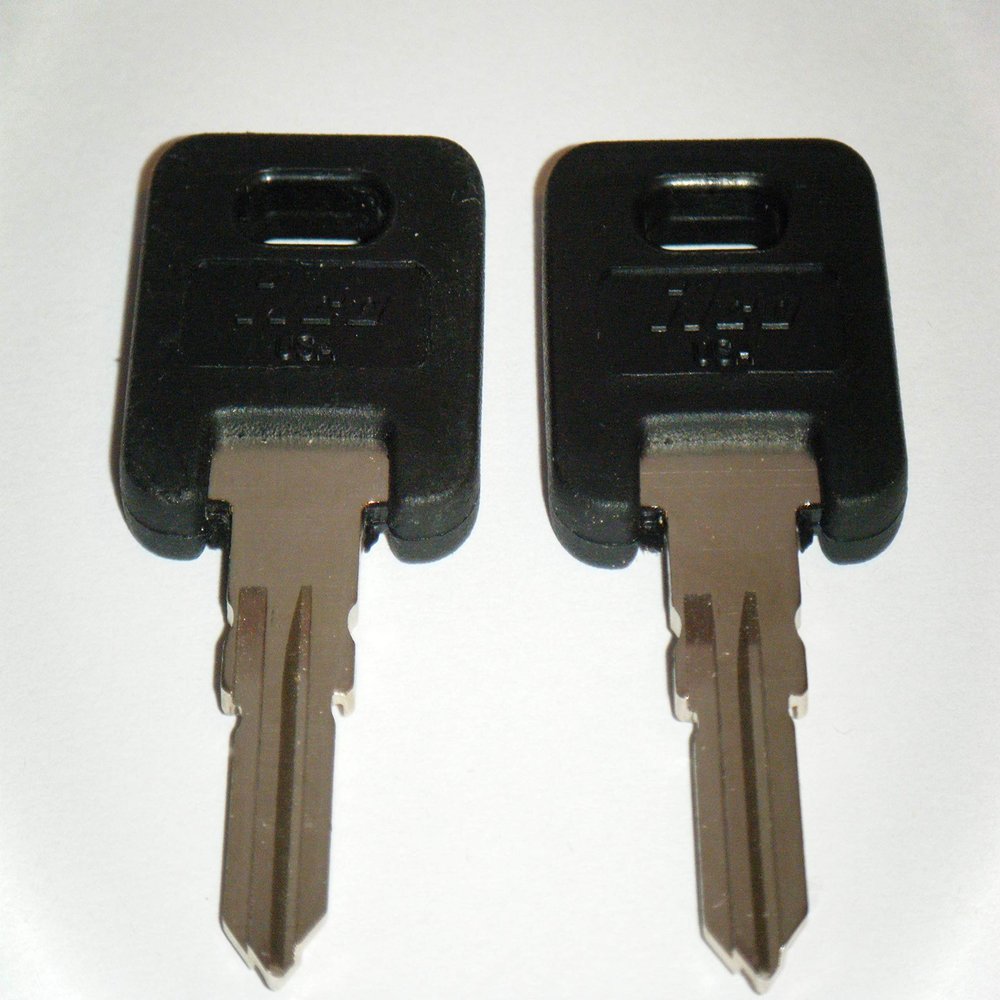 FIC RV Motorhome Trailer 2 Keys Cut to Lock/Key Number from CF301 to CF325-2 Working Keys Travel Trailer Motor Home Toy Hauler ILCO Keys (CF315)