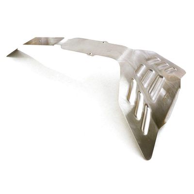 Stainless Steel (Raw) Front Skid Plate for Traxxas 1/10 E-Revo (-2017) & Summit