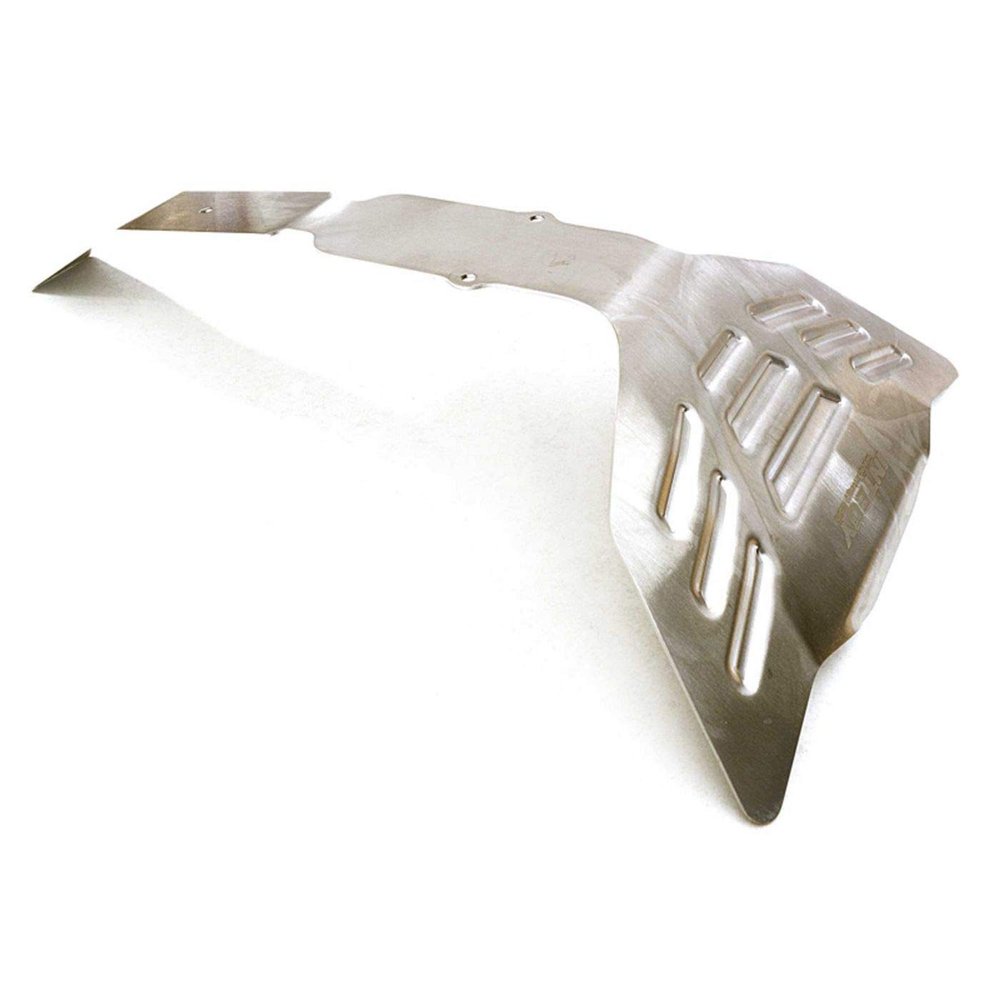 Stainless Steel (Raw) Front Skid Plate for Traxxas 1/10 E-Revo (-2017) & Summit