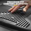 Husky Liners X-act Contour Floor Mats | Fits 2014-2018 Chevrolet Silverado & GMC Sierra 1500; 2015-2019 Silverado/Sierra 2500/3500 Regular CAB ONLY | Front Row, 2-pc Black - 52741 view 3
