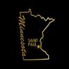 ND331G Saint Paul Minnesota Decal Sticker | 5.5-Inches By 4.9-Inches | Premium Quality Gold Vinyl view 1