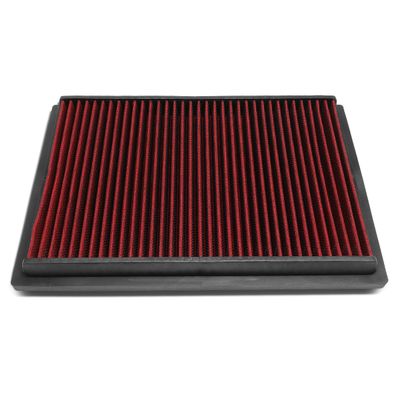 DNA Motoring AFPN-131-RD Clean Air Washable Drop In Panel Air Filter Enhance Engine Performance Power & Acceleration Improve [Compatible with 10-16 GX460 4.6L V8 / 10-17 4Runner 4.0L]