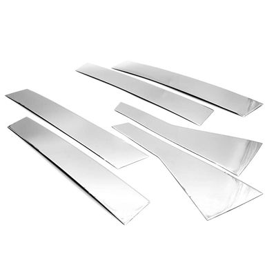 eRushAutoparts Polished Stainless Steel Pillar Posts Accent Covers for 2017-2018 Honda CR-V