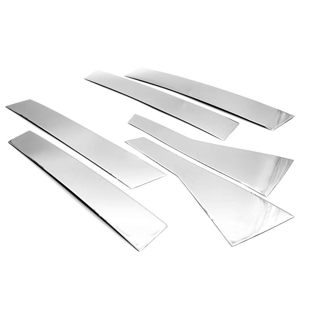 eRushAutoparts Polished Stainless Steel Pillar Posts Accent Covers for 2017-2018 Honda CR-V
