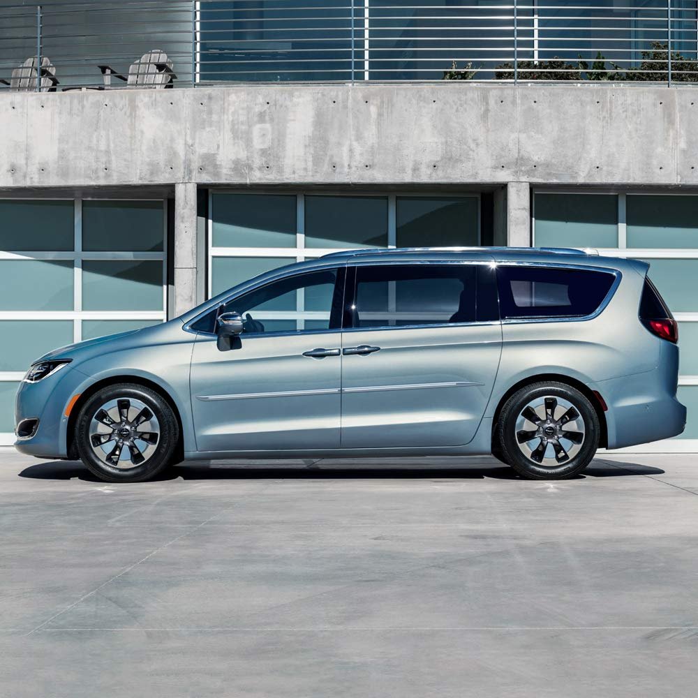 Dawn Enterprises CF7-PAC17 Chromeline Painted Body Side Molding Compatible with Chrysler Pacifica - True Blue Pearl (KBU)