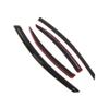 TuningPros Outside Mount Window Vent Visors Rain Guards Compatible with Chrysler Sebring 2001-2006 | Side Window Wind Deflectors Rain Shields | Smoke Tinted, 4 Pcs Set, DGWV-097S view 2