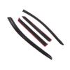 TuningPros Outside Mount Window Vent Visors Rain Guards Compatible with Toyota Matrix 2009-2013 | Side Window Wind Deflectors Rain Shields | Smoke Tinted, 4 Pcs Set, DGWV-375 view 2
